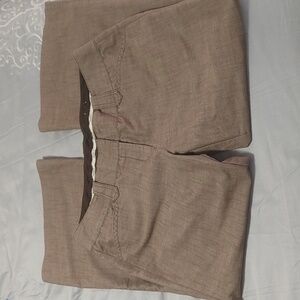 Studio Y Brown Wide Leg Dress Pants size 13 14 short
